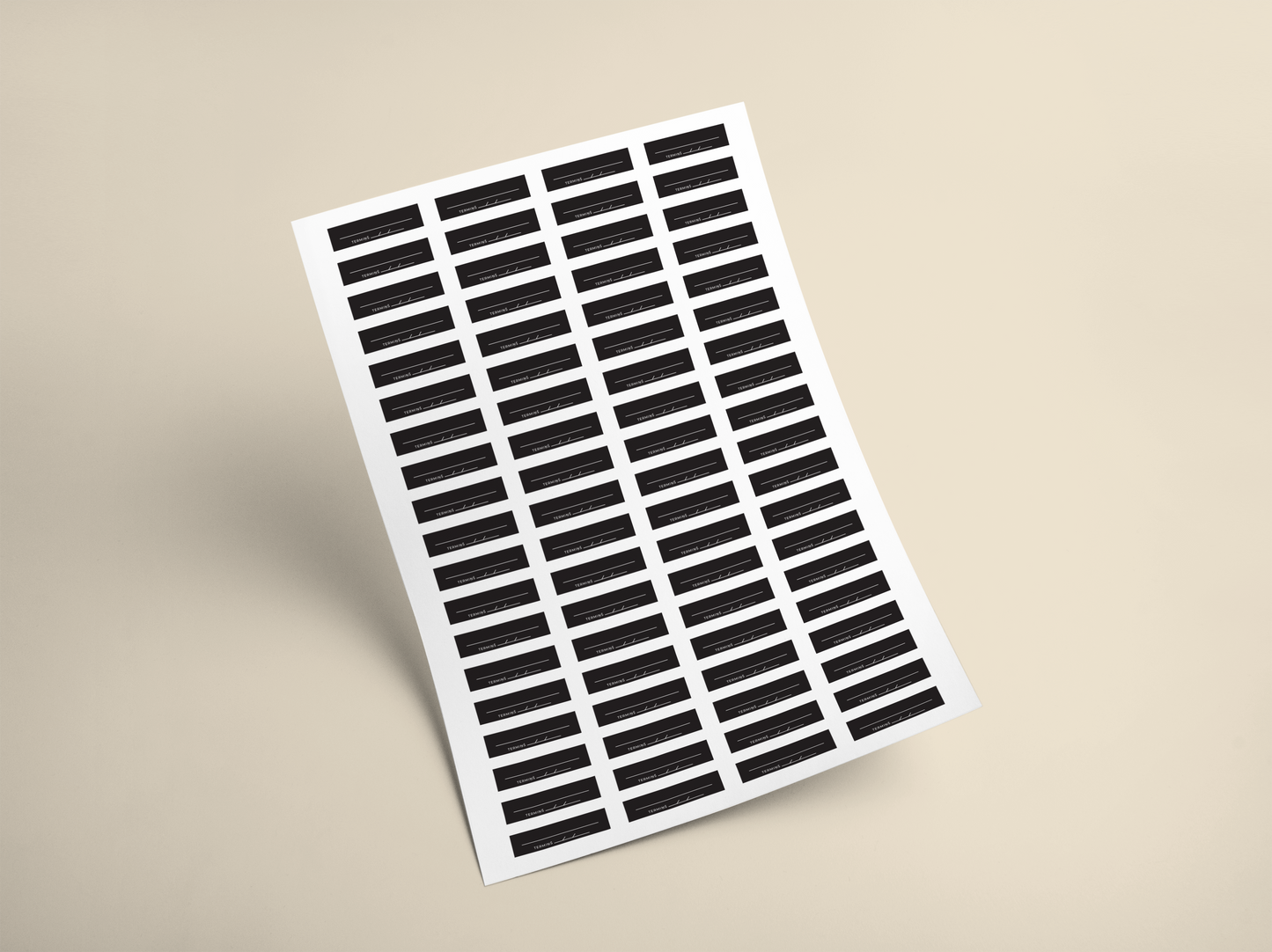 JAUNUMS! Virtuves etiķetes - melnas