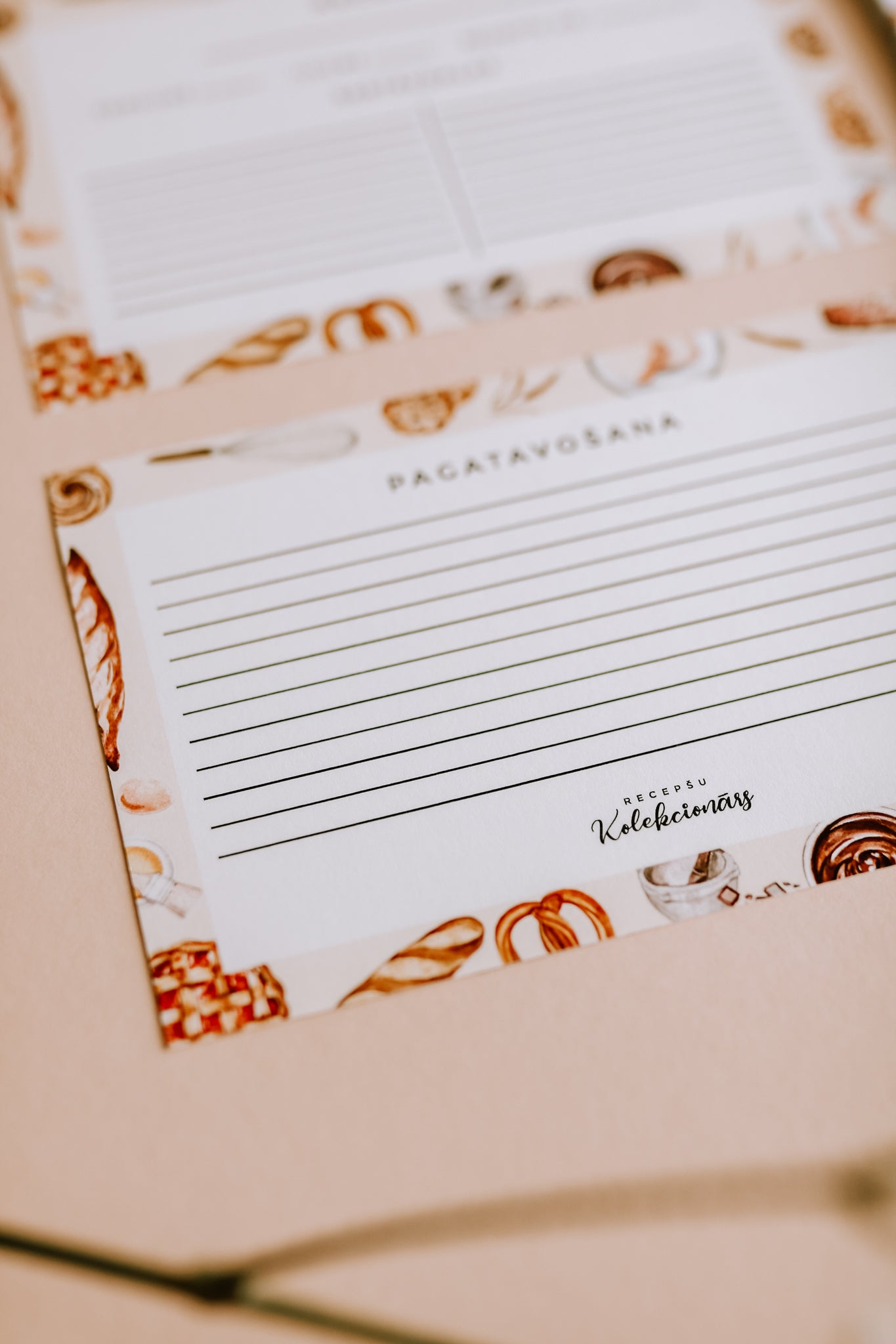 Recepšu kartīšu komplekts. Gatavo ar mīlestību