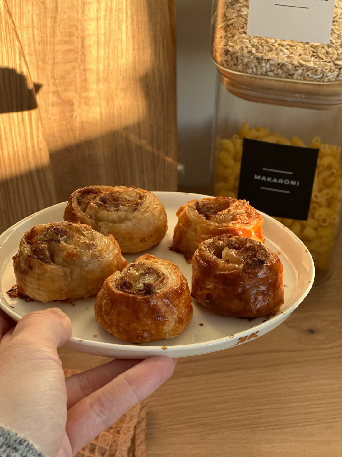 "Nesmuko" banānu kārtainās mīklas bulciņas