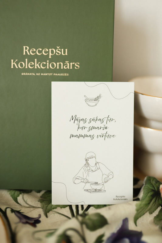 JAUNUMS! Apsveikuma kartīte “Mammas virtuve”