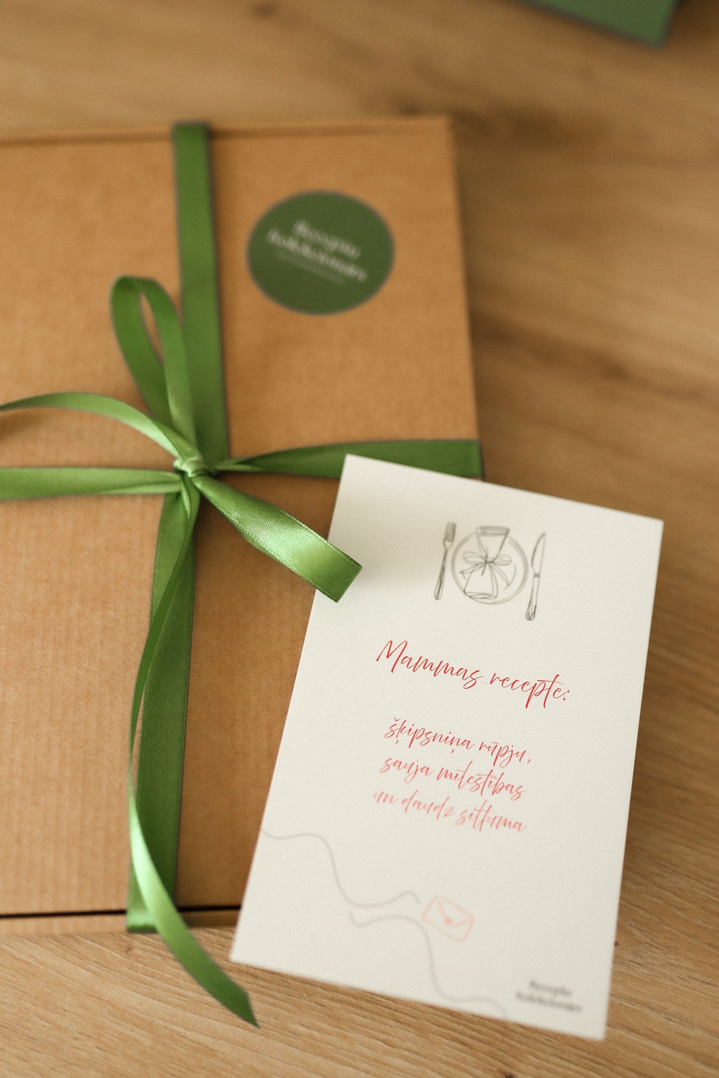 JAUNUMS! Apsveikuma kartīte “Mammas recepte”
