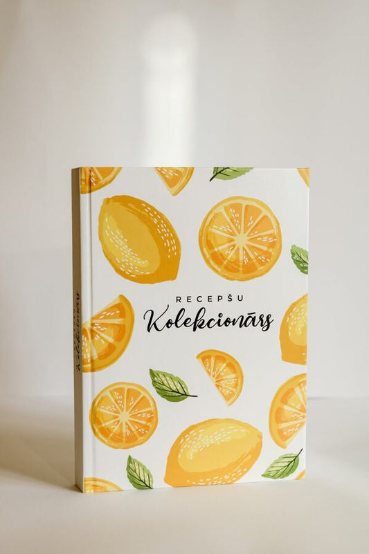 Grāmata Recepšu kolekcionārs, citronu dizains